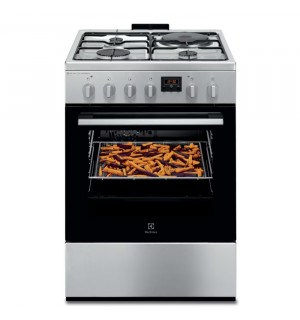 Плита комбінована Electrolux LKM660222X нержавіюча сталь