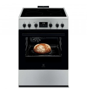 Плита електрична Electrolux LKR664166X керамічна поверхня нержавіюча сталь