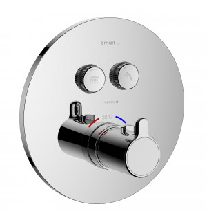 Змішувач прихованого монтажу Imprese SMART Click термостат 2-F R хром ZMK101901237
