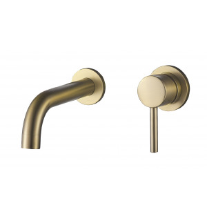 Смеситель для умывальника VBI MILANO BRUSHED GOLD скрытого монтажа VBI-050102BG