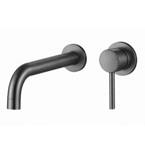Смеситель для умывальника VBI MILANO LONG GRAPHITE скрытого монтажа VBI-050103GR